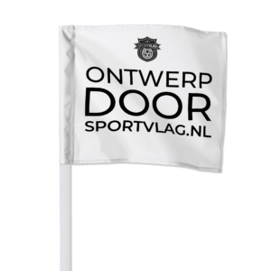 Hoekvlaggen ontwerp door Sportvlag.nl